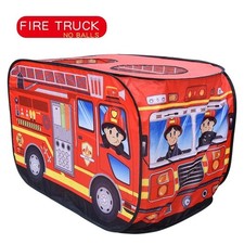 Kids' Fire Truck Tent House