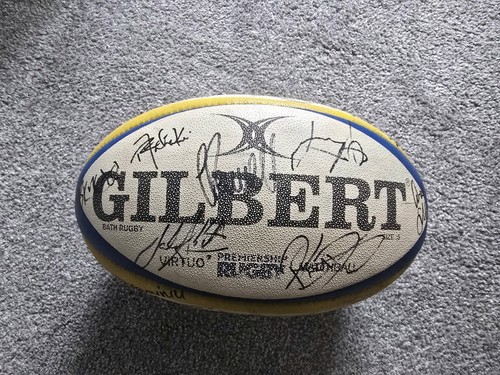 Squad signed bath rugby - signed, used