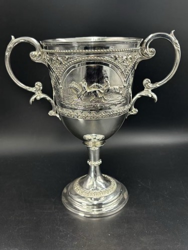 1872 sterling silver trophy - silver,