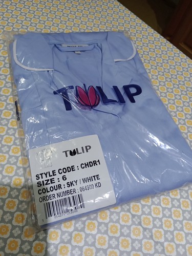 Blue nurses dress - blue,