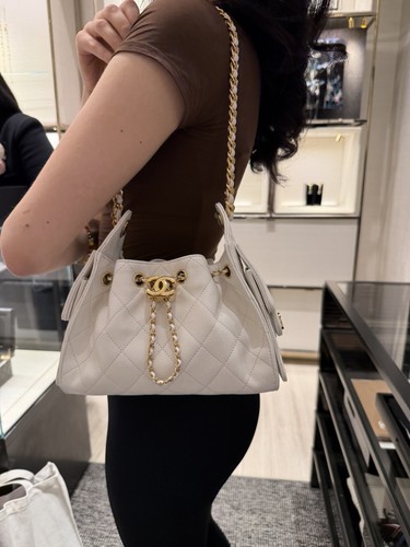 Chanel mini bag white - chanel,