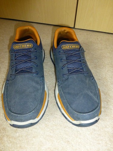 Skechers men navy respected - skechers,
