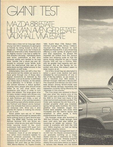 Mazda 818 estate hillman - v,