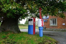 Photo A3 Old Petrol Pumps at