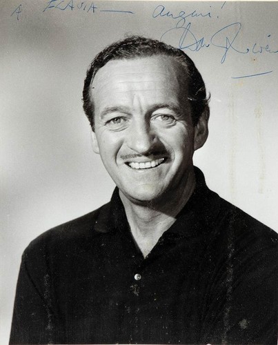 David niven signed photograph - david,