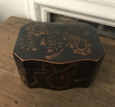 Antique 19th Handpainted Wood