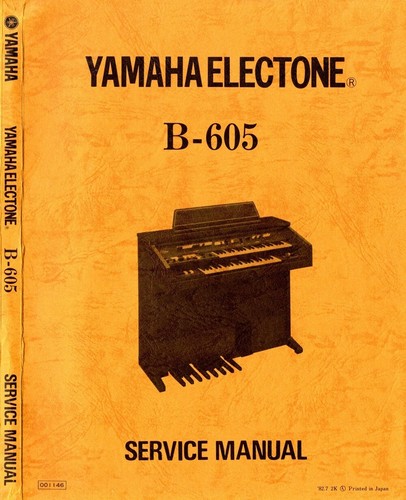 Yamaha 605 technical - technical, service