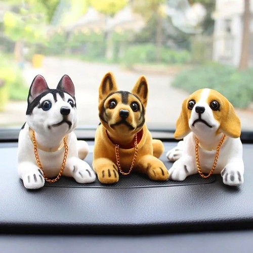 Car ornaments doll husky - ornaments,