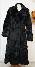 Vintage Long Black Rabbit Fur