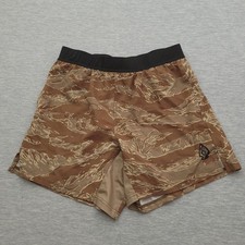 TACHUNTFISH x WRMFZY Shorts Desert Tiger Stripe Mens Large NO DRAWSTRING