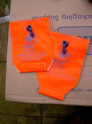 Swimming flourescent orange - swimming,