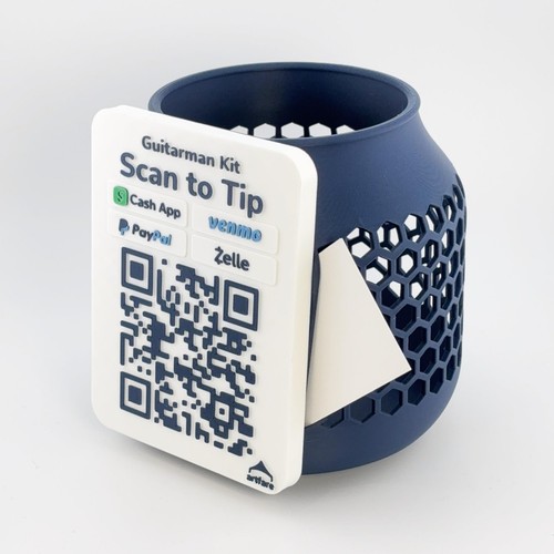 Compact tip jar - compact,