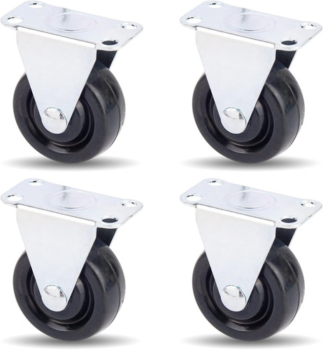 Pack inch rubber caster - 4,