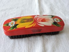 Vintage Eterna 400 Canal style wooden clothes brush pure bristles