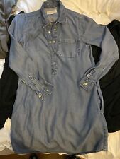 Michael Kors Denim Style Shirt Dress Size Xs.     1