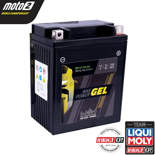 Intact gel motorcycle battery - gel,