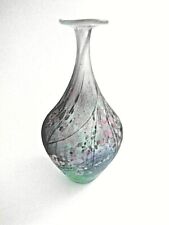  PETER LAYTON British Studio Art Glass vase 