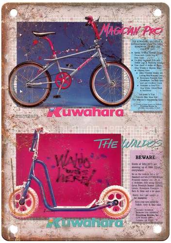 Old school bmx 1987 kuwahara - old,