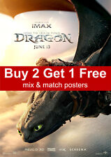 How To Train Your Dragon 2025 Movie Teaser Poster A5 A4 A3 A2 A1