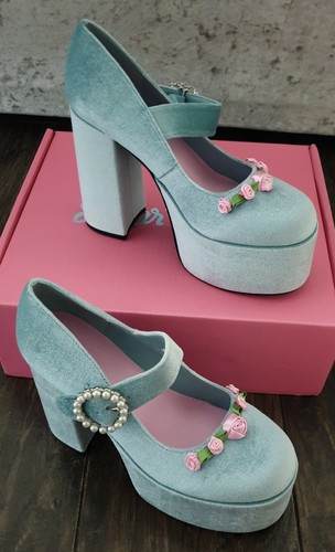 Baby blue velvet pink - baby,
