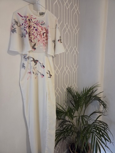Asos design embroidered maxi - design,