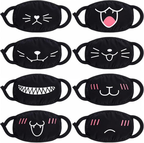 Pack cute cat face - 8,