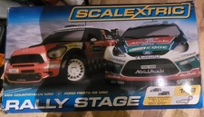 Scalextric C1295 Rally Stage Set Mini Countryman & Ford Fiesta RS WRC