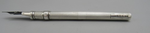 Antique silver retractable dip - antique,