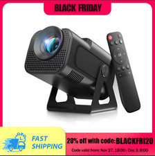 XGODY 4K Projector Portable Smart Android TV 5G WiFi Bluetooth HDMI 12000 Lumen