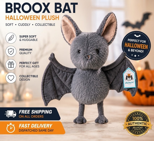 Jellycat broox bat halloween - jellycat,