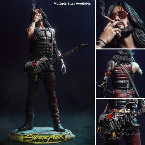 Johnny silverhand resin figure - resin,