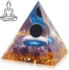 Amethyst crystal pyramid - crystal,