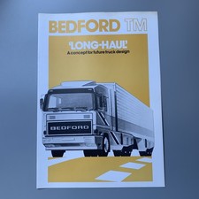 Bedford TM Long Haul Concept Truck – 1978 4-Page Folder Brochure