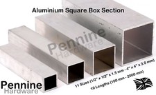 * ALUMINIUM SQUARE BOX SECTION