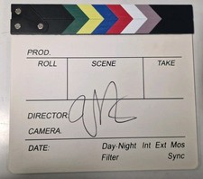 Tim Burton Signed Movie Clapper Board, Director, Wednesday (1) *PHOTO PROOF+COA*