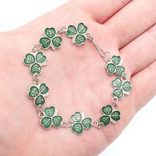 Antique Sterling Silver Clover