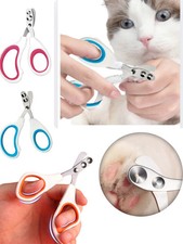 Stainless Steel Cat Double Hole  Stainless Steel Nail Clippers