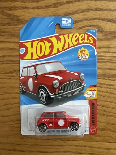 Hot wheels red austin - red, mini