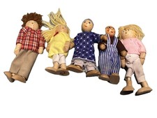 Vintage Pintoy Wooden Doll