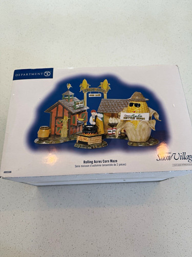 Department snow village - department,