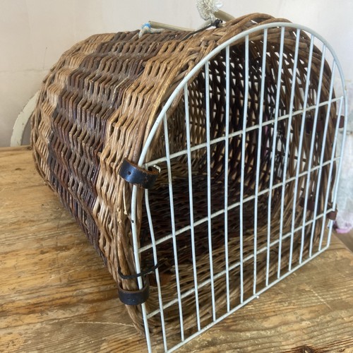 Vintage wicker pet - pet, carrier
