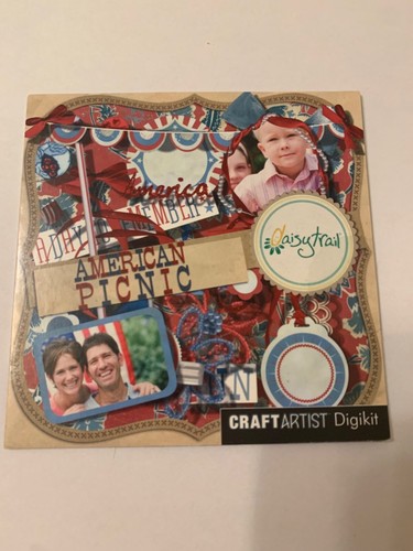 American picnic serif craft - american,