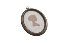 WALL WOOD PICTURE FRAME OVAL