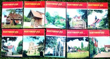 Bundle of 10 X HERTFORDSHIRE COUNTRYSIDE COUNTY MAGAZINES, 1967-68 FREEPOST