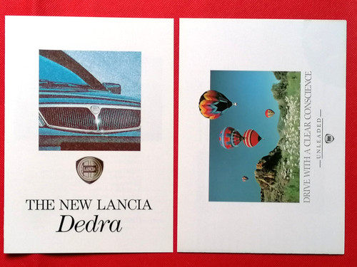 1989 lancia brochures - lancia, new