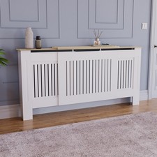 Arlington radiator cover white - arlington,