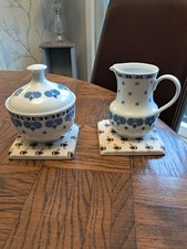 Vintage Kahla German Democratic Republic Porcelain Creamer And Sugar Bowl