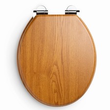 Cambridge Oak Toilet Seat Wood