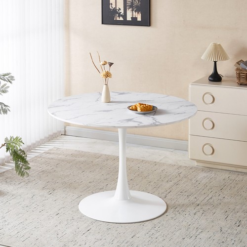 White marble color top - 42.1",