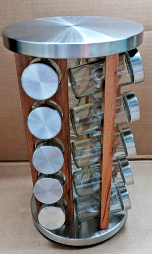 Spice rack rotating carousel - spice,